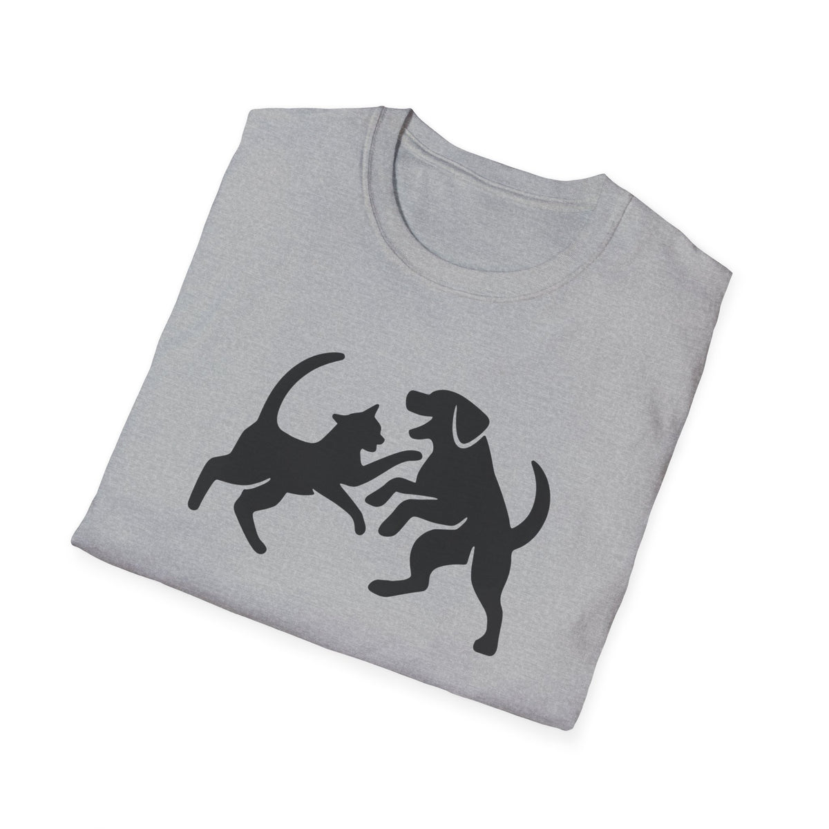 Cat and dog fight T-Shirt
