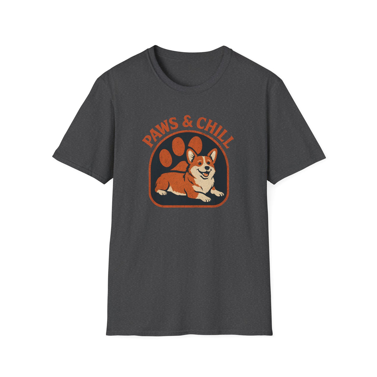 Corgi Paw Print T-Shirt