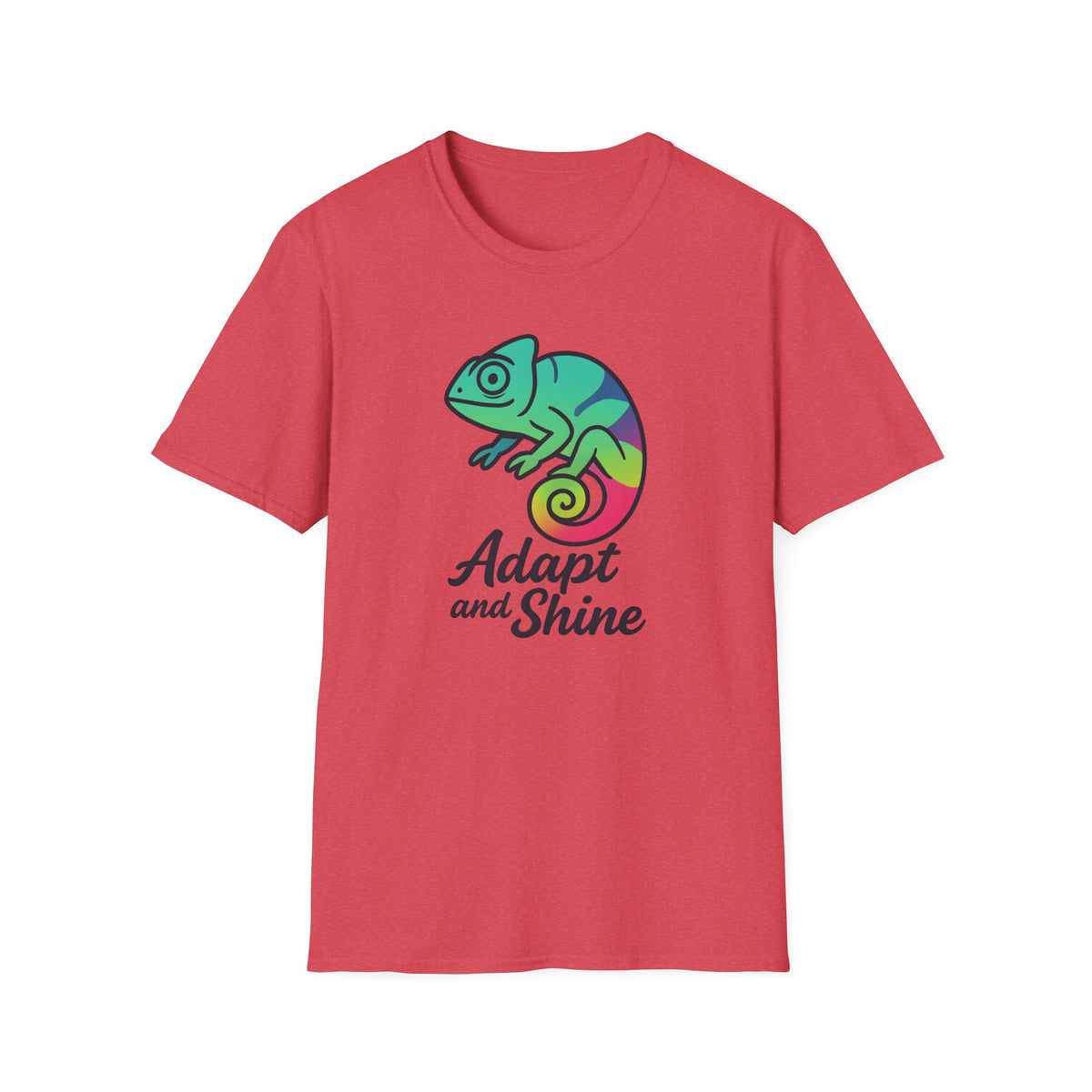 Rainbow Chameleon Logo T-Shirt