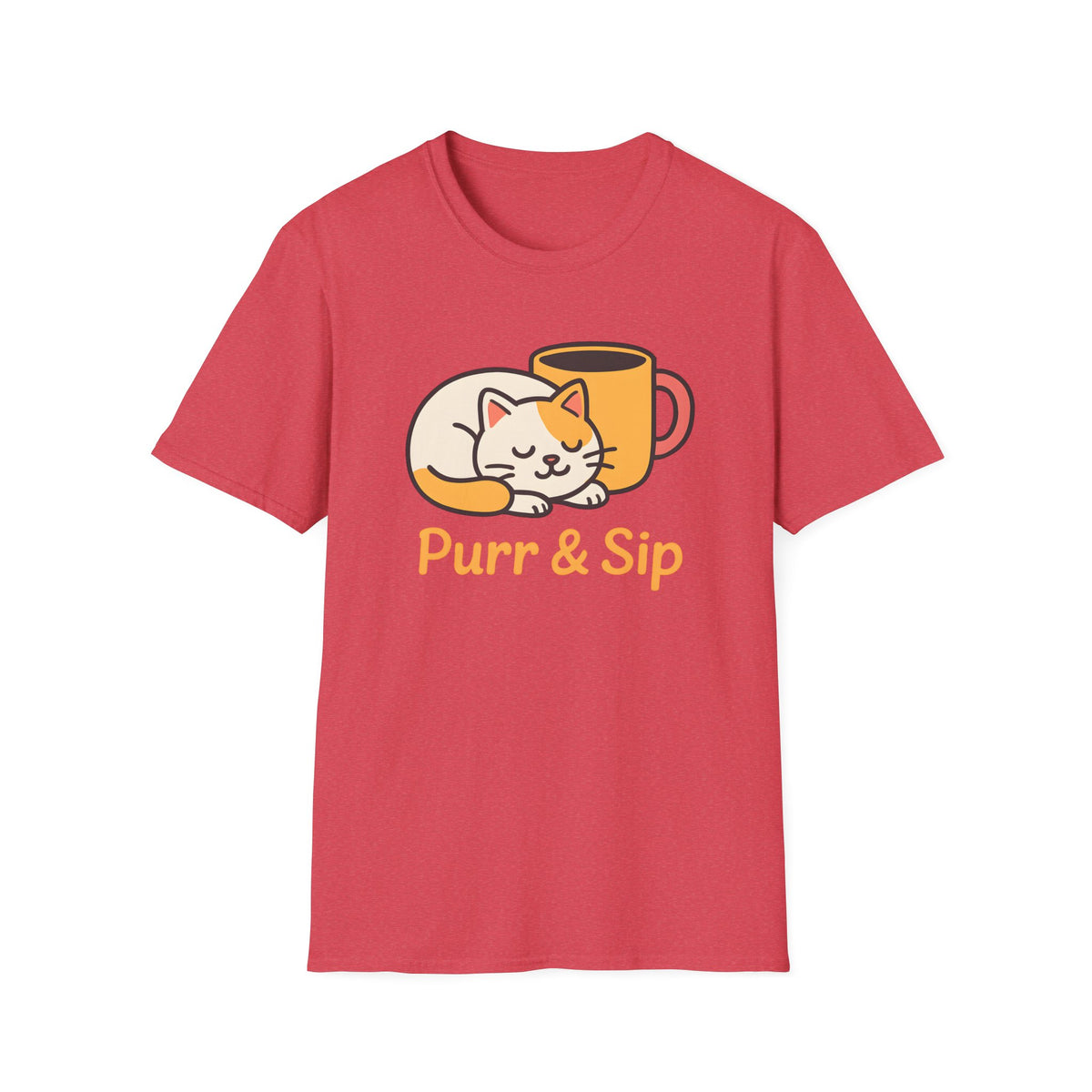 Purr and Sip Logo T-Shirt