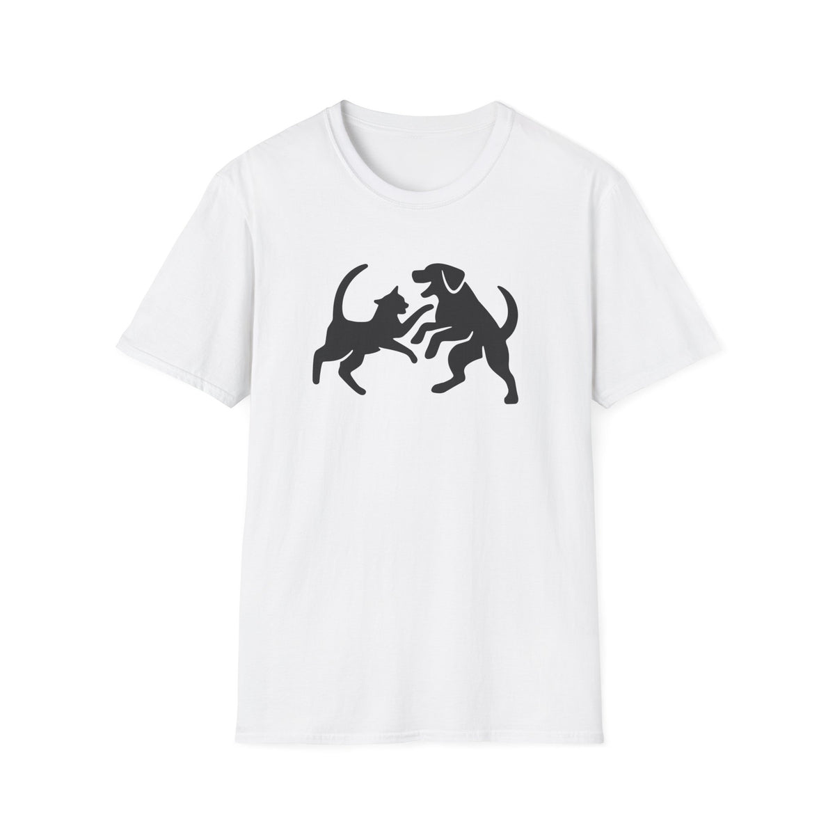 Cat and dog fight T-Shirt