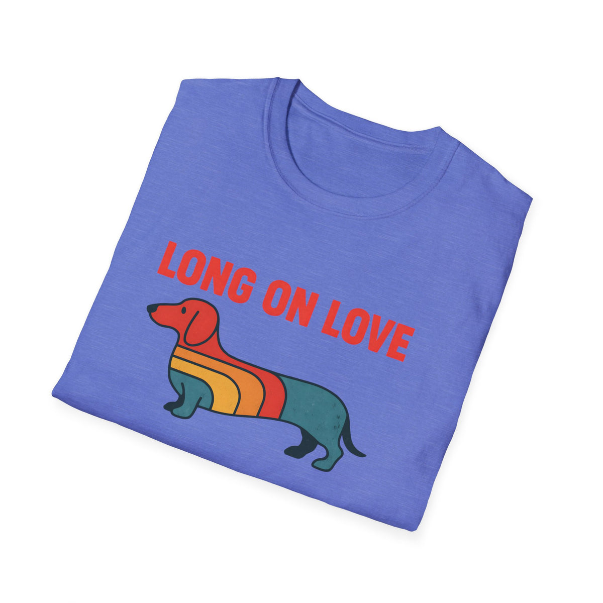 Retro Rainbow Dachshund T-Shirt