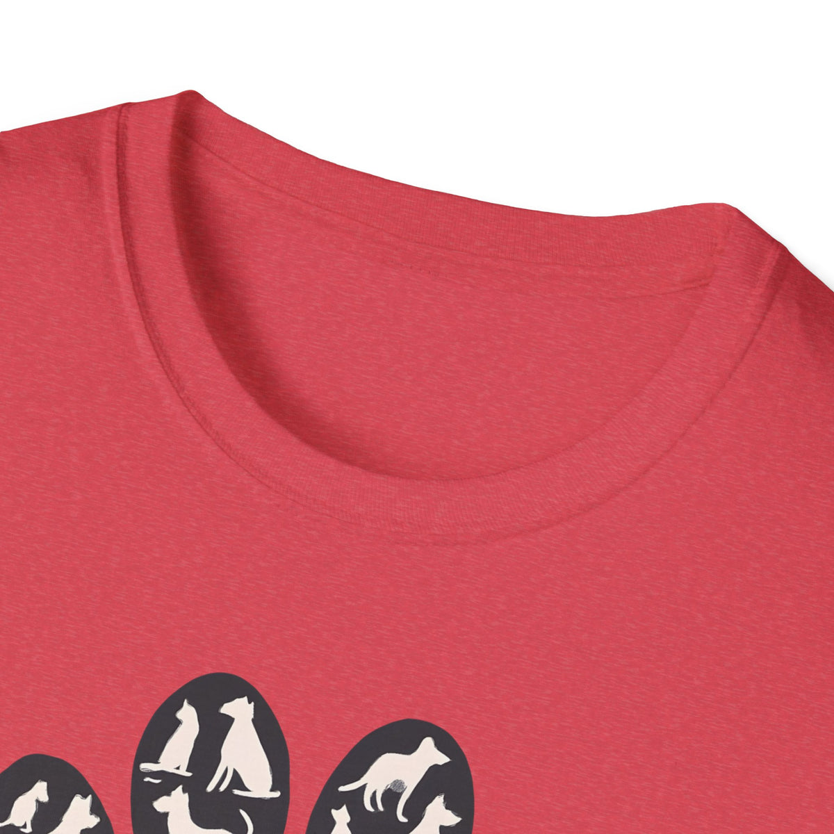 Rescue Love Paw Print T-Shirt