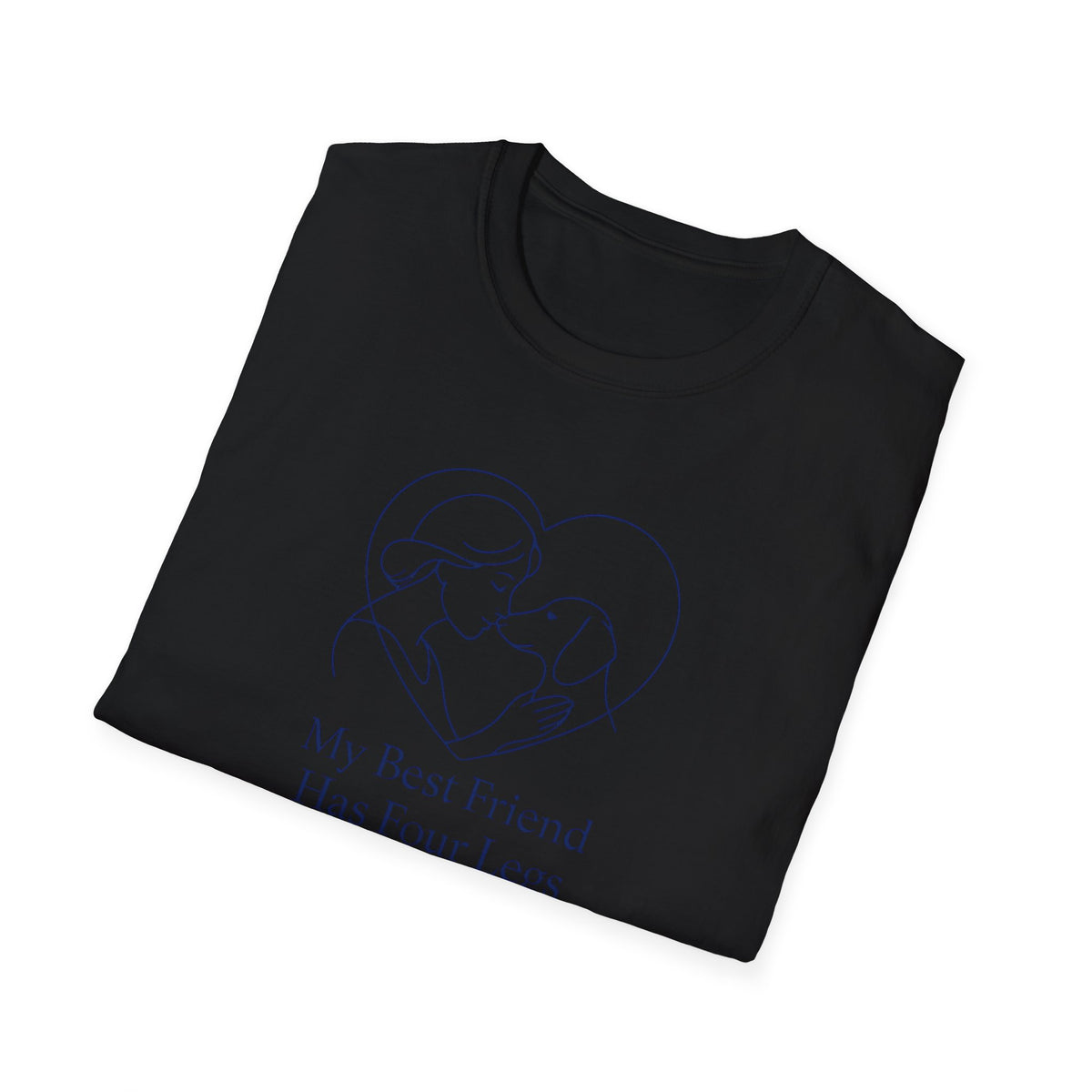 Dog and Woman Heart T-Shirt