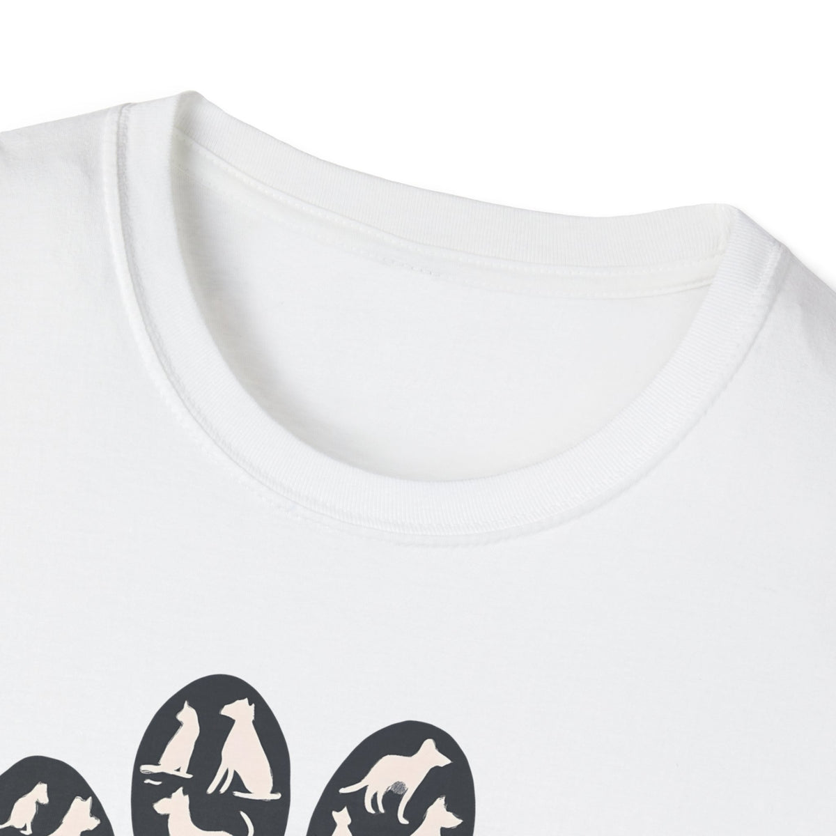 Rescue Love Paw Print T-Shirt