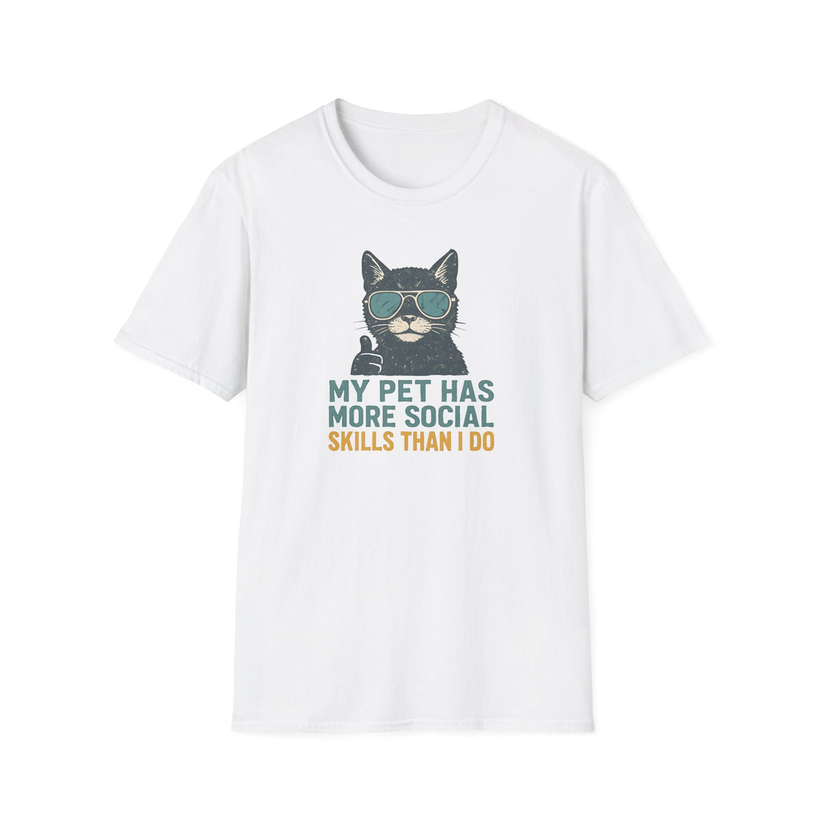 Cool Cat With Sunglasses T-Shirt