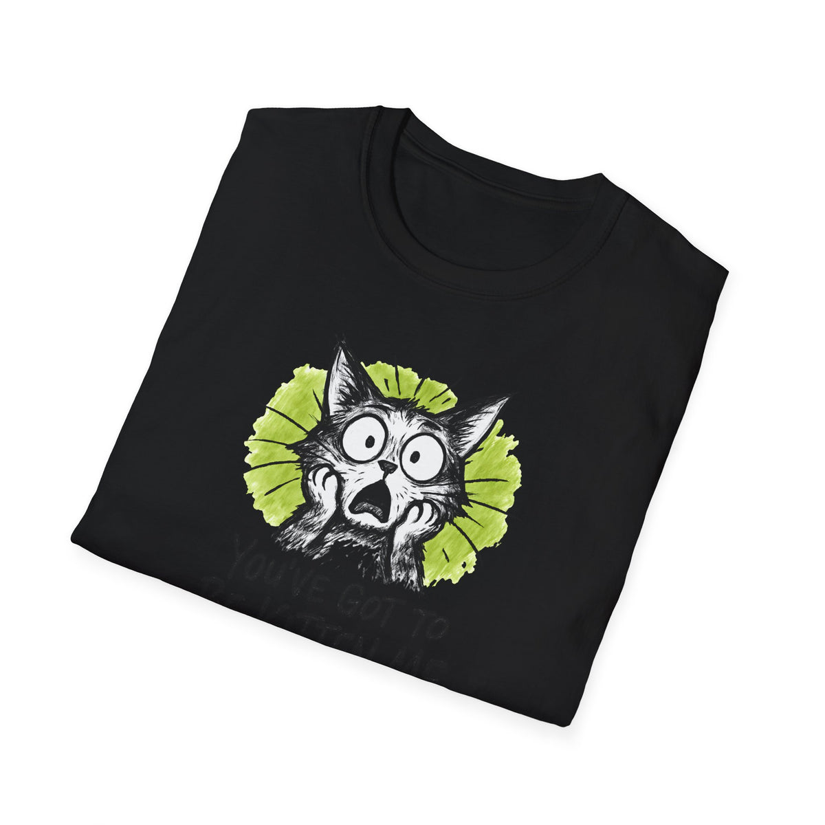Shocked Kitten Expression T-Shirt