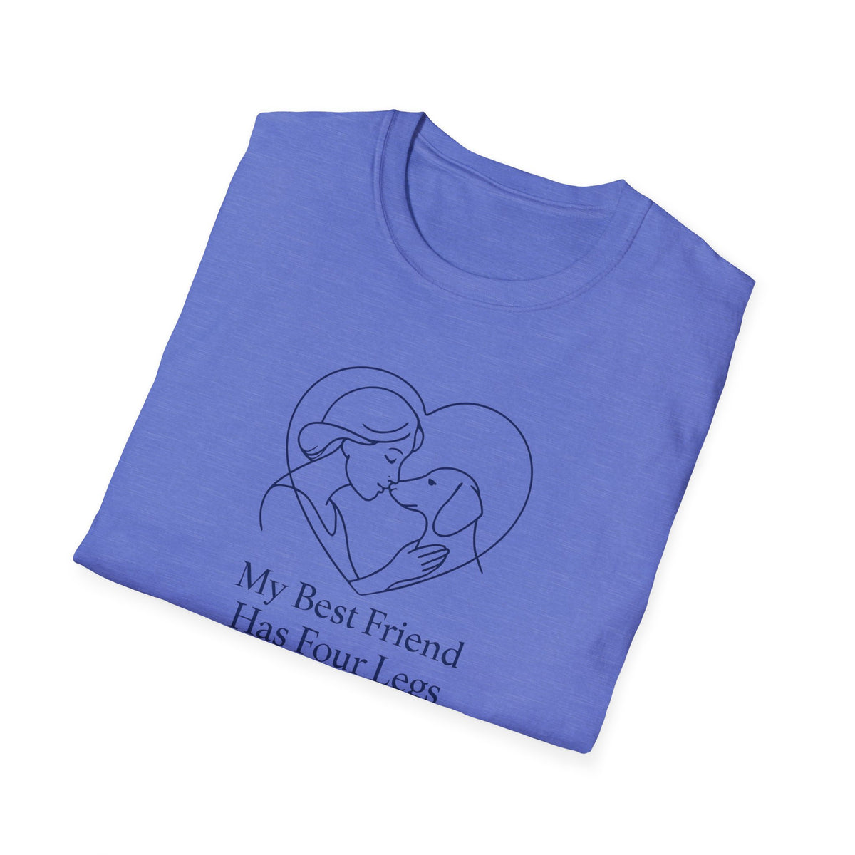 Dog and Woman Heart T-Shirt