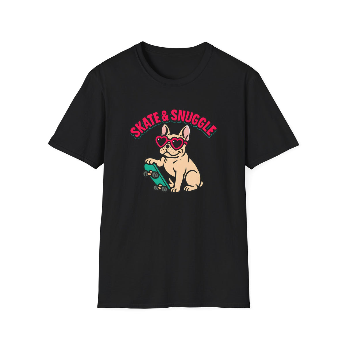 Skate and Snuggle Pup T-Shirt