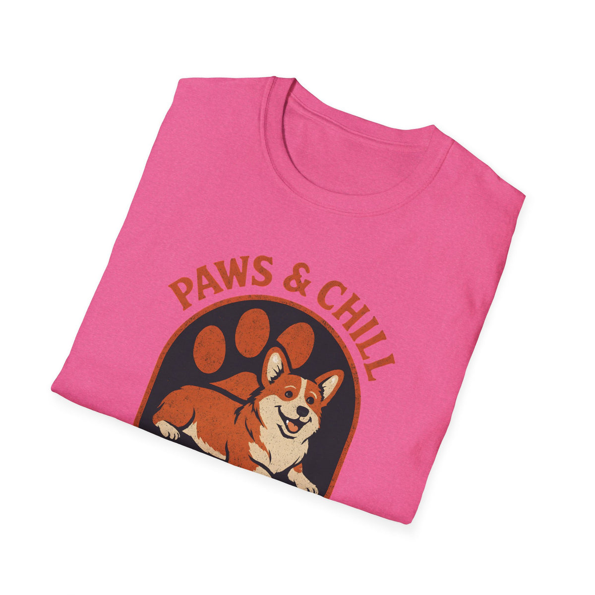Corgi Paw Print T-Shirt