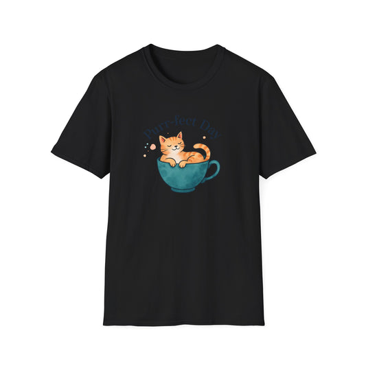 Cat in Teacup T-Shirt