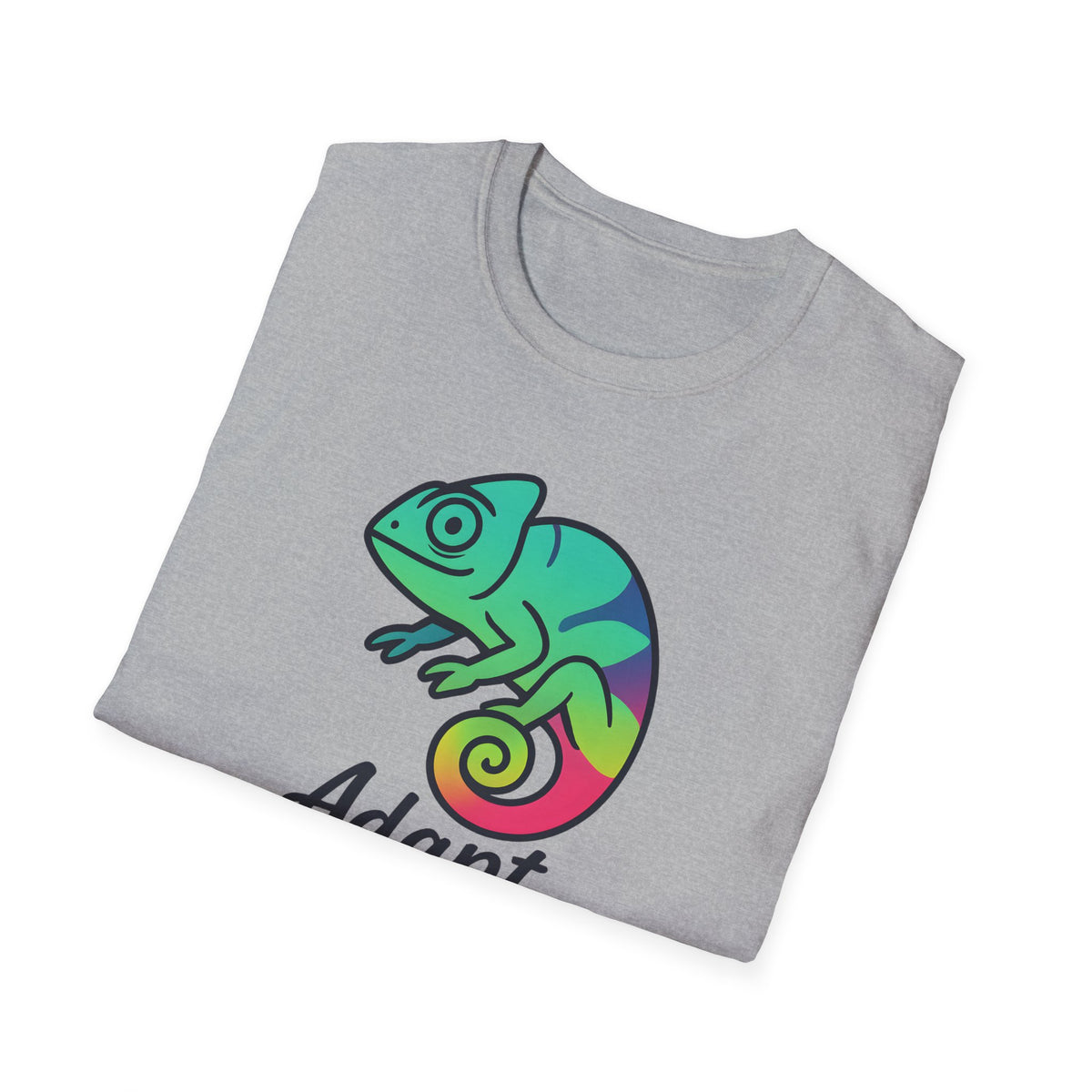 Rainbow Chameleon Logo T-Shirt
