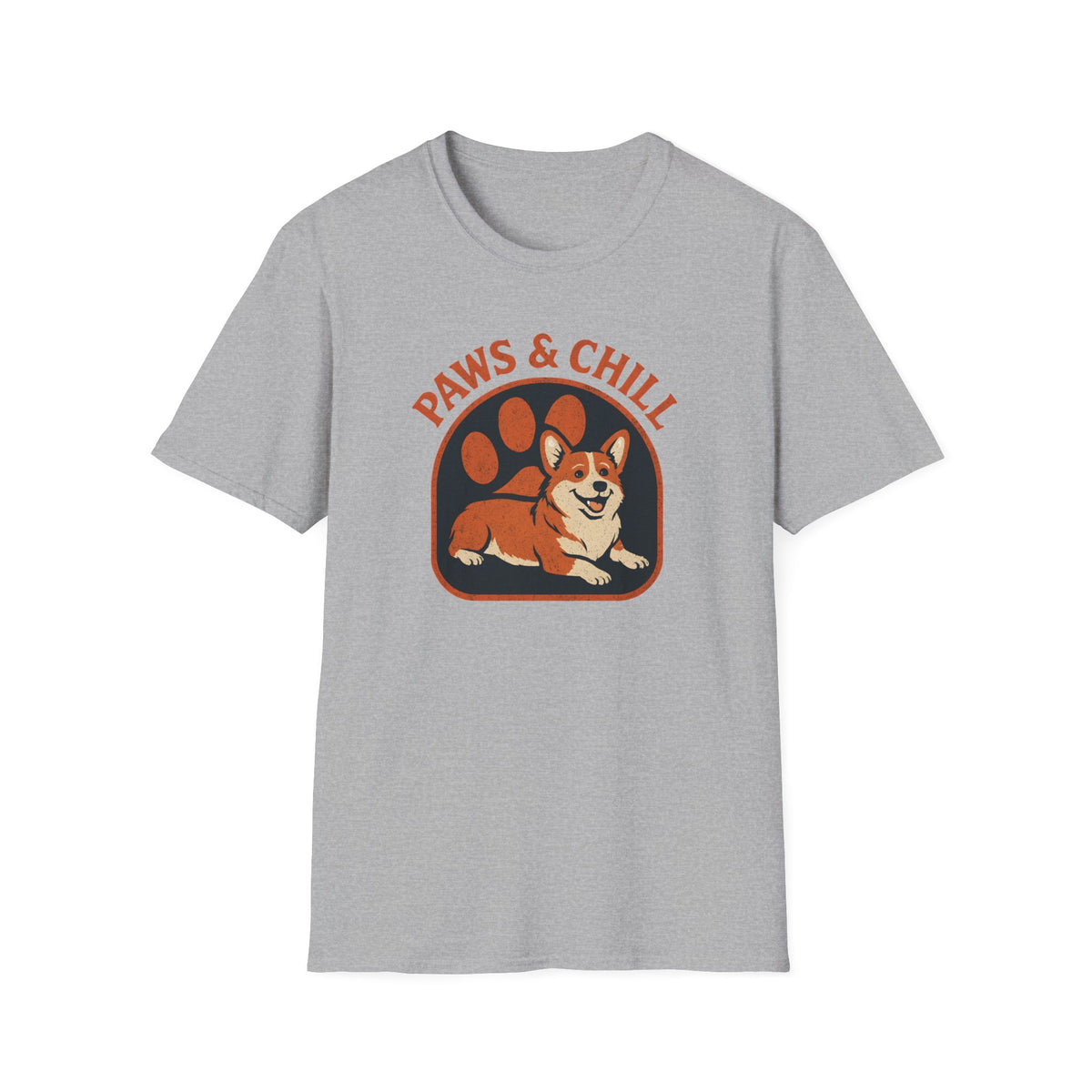 Corgi Paw Print T-Shirt