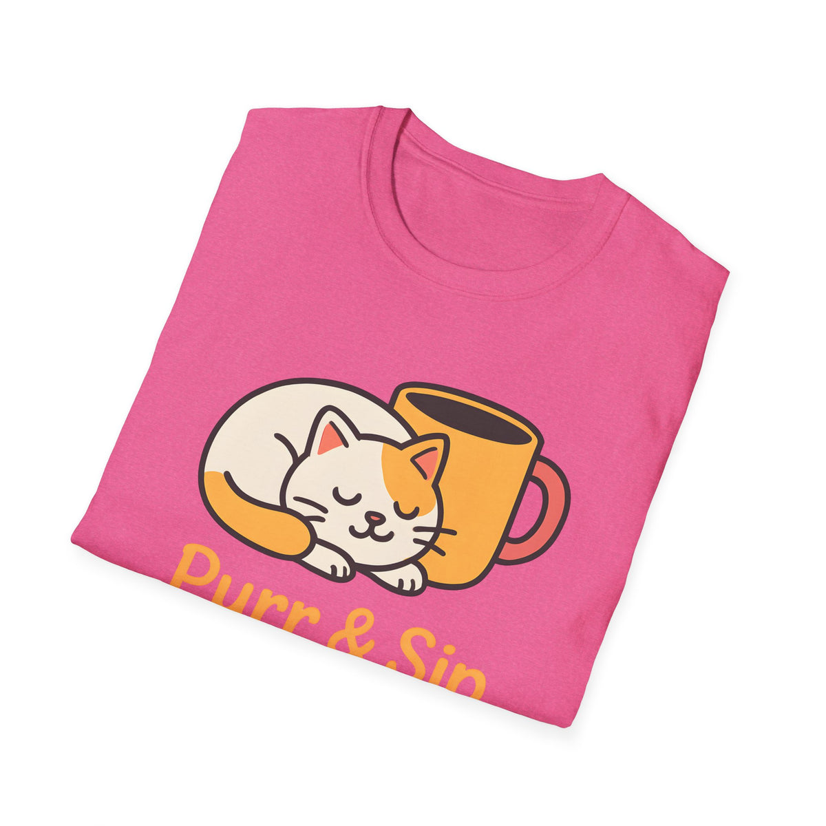 Purr and Sip Logo T-Shirt