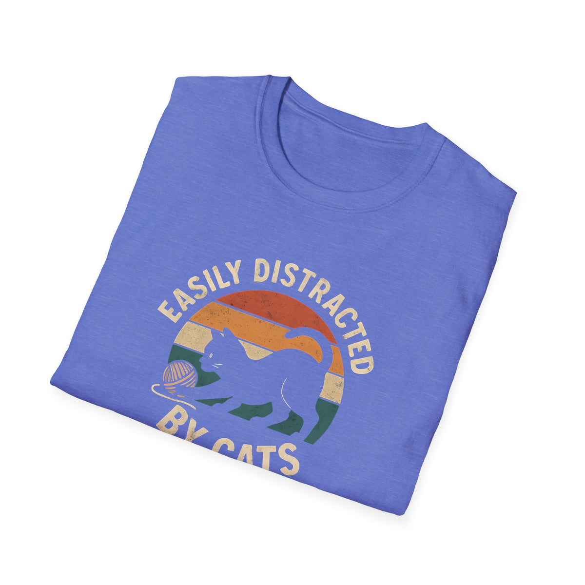 Easily Distracted by Cats T-Shirt
