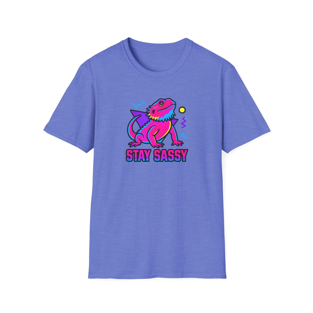 Neon Lizard Illustration T-Shirt