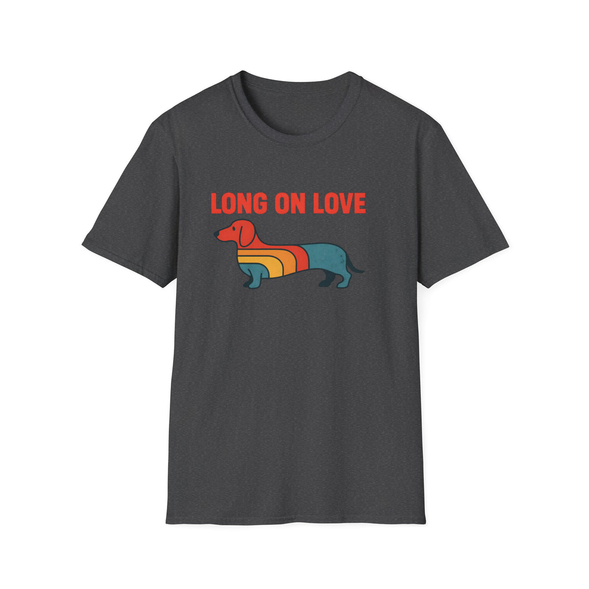 Retro Rainbow Dachshund T-Shirt