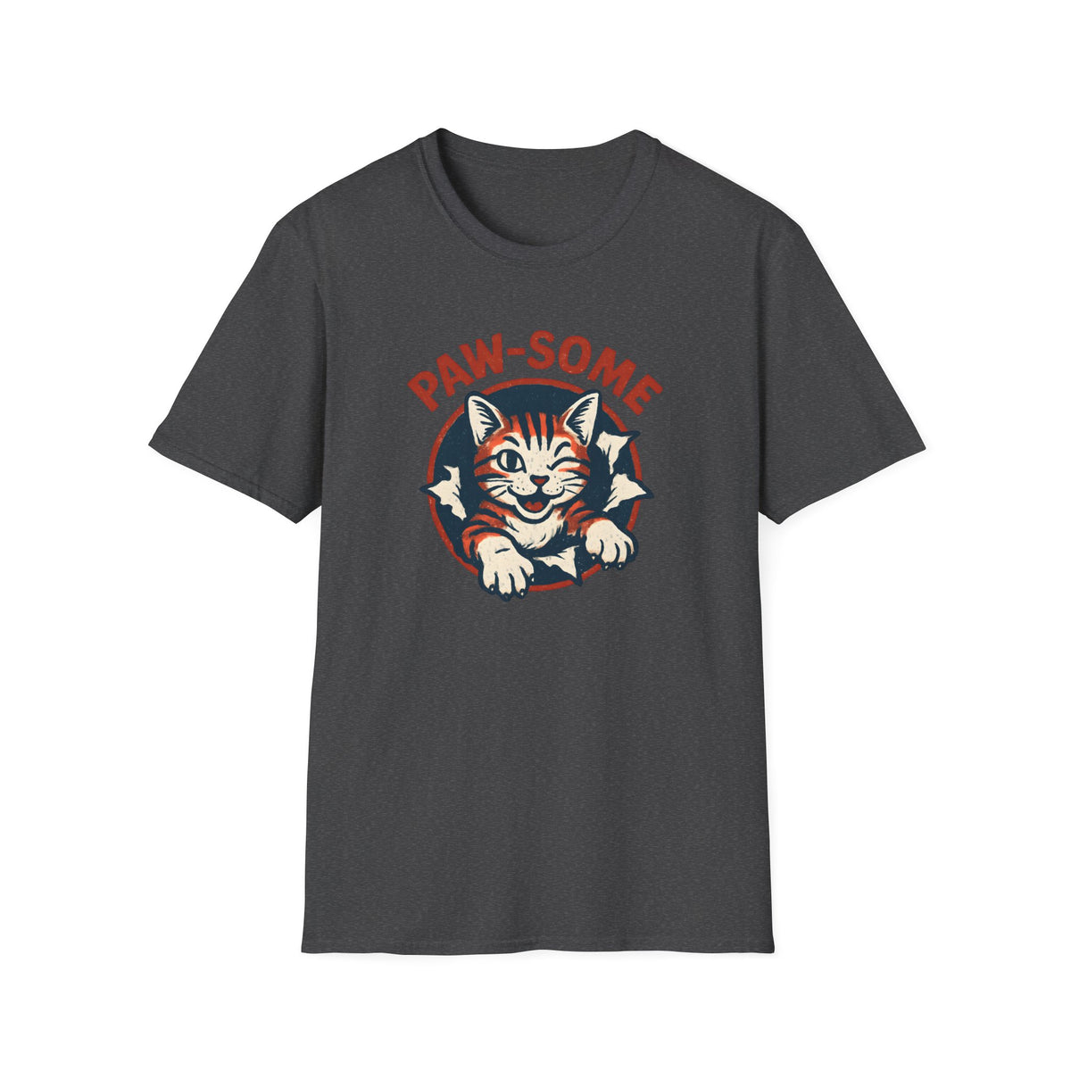 Pawsome Cat Logo T-Shirt