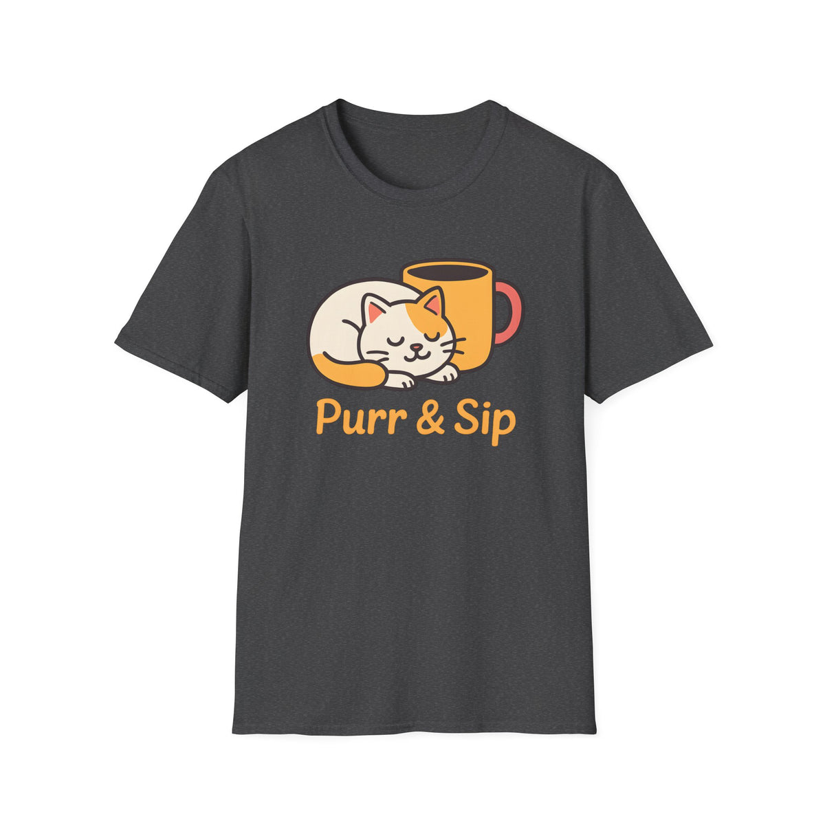 Purr and Sip Logo T-Shirt
