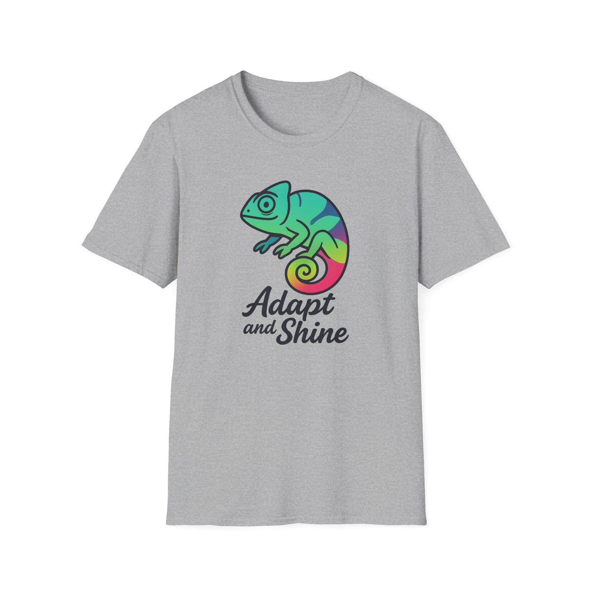 Rainbow Chameleon Logo T-Shirt