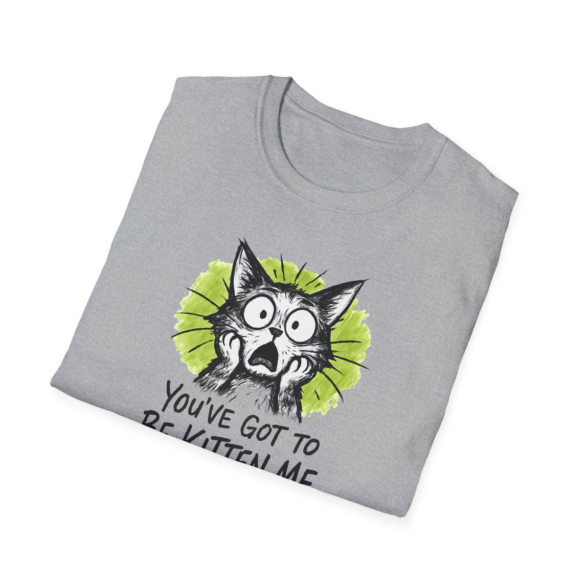 Shocked Kitten Expression T-Shirt