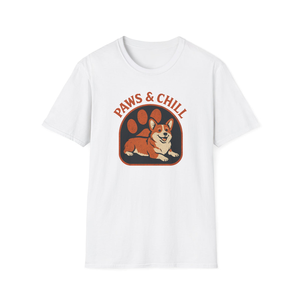 Corgi Paw Print T-Shirt