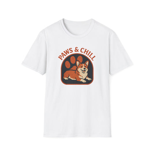 Corgi Paw Print T-Shirt