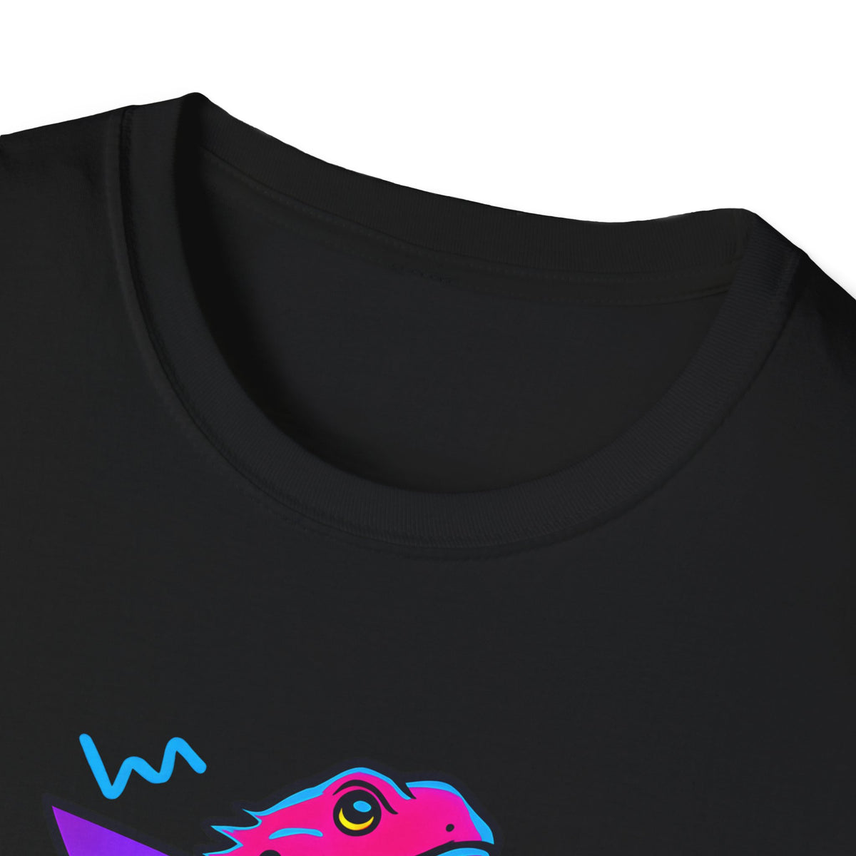 Neon Lizard Illustration T-Shirt