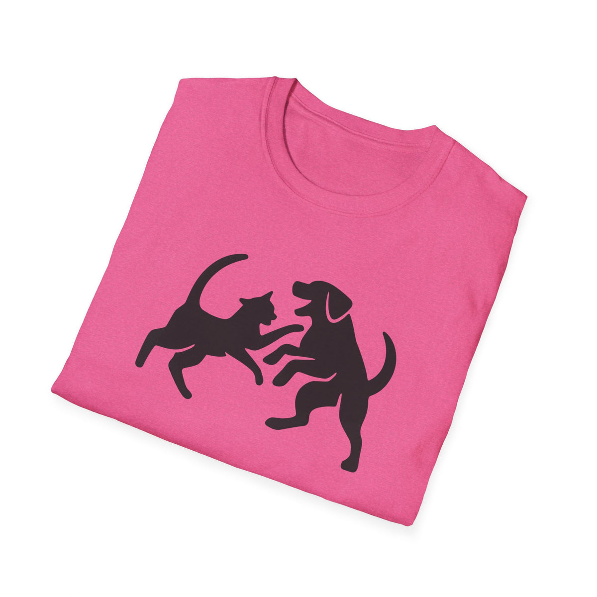 Cat and dog fight T-Shirt