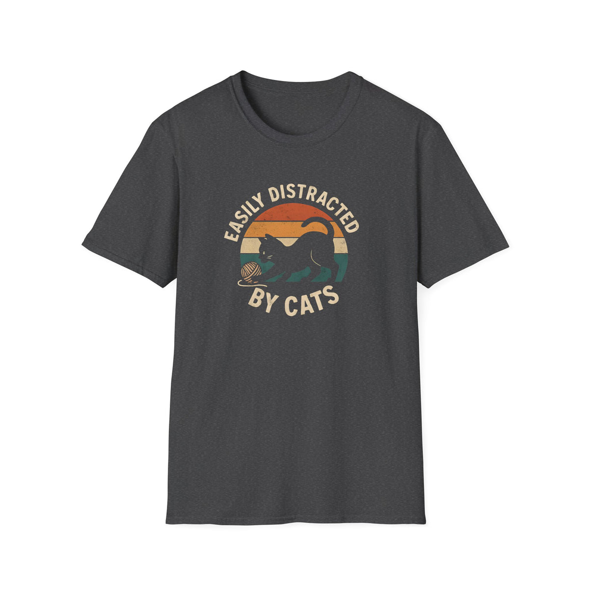 Easily Distracted by Cats T-Shirt