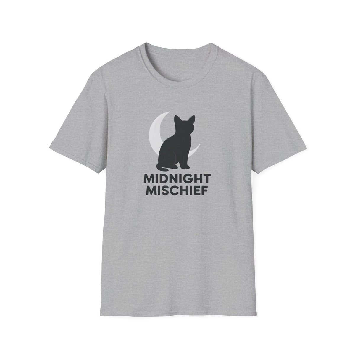 Moonlit Cat Silhouette T-Shirt