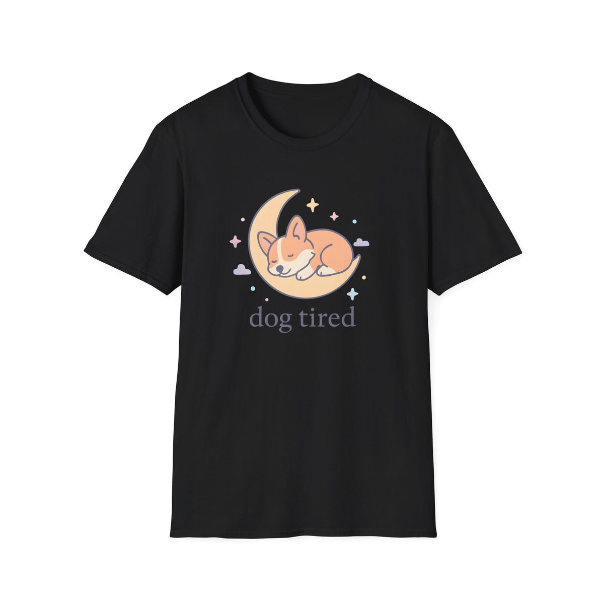 Sleeping Dog on Moon T-Shirt