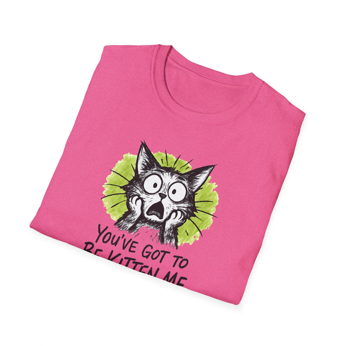 Shocked Kitten Expression T-Shirt