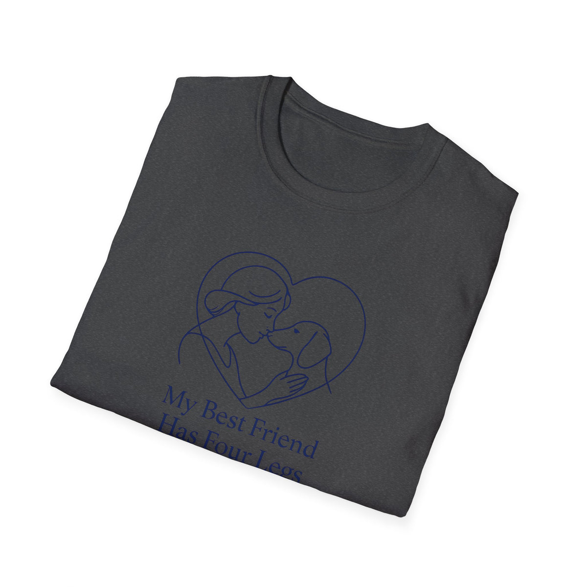 Dog and Woman Heart T-Shirt
