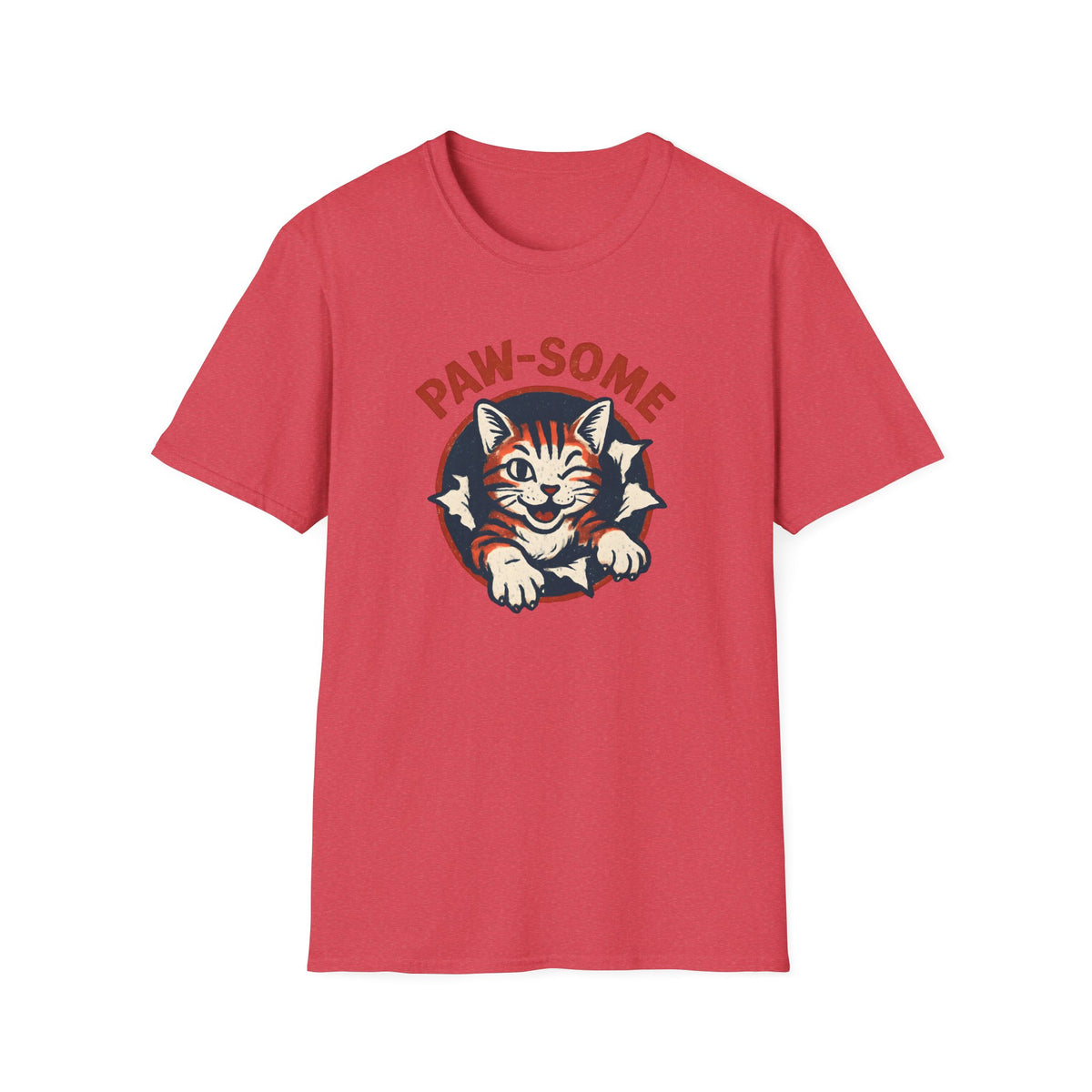 Pawsome Cat Logo T-Shirt