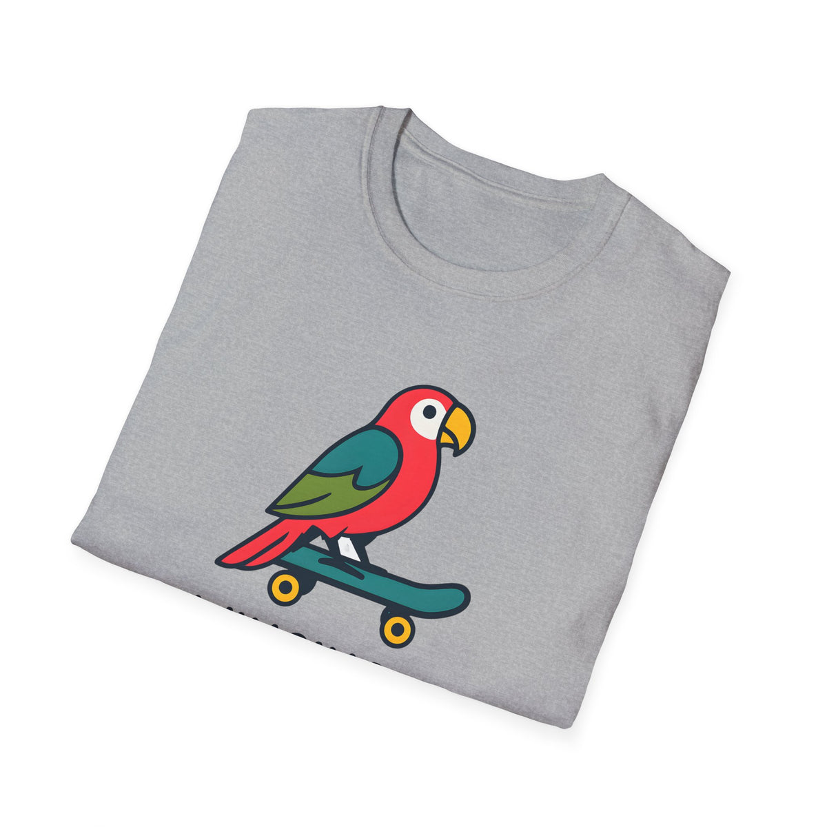 Parrot on skateboard T-Shirt