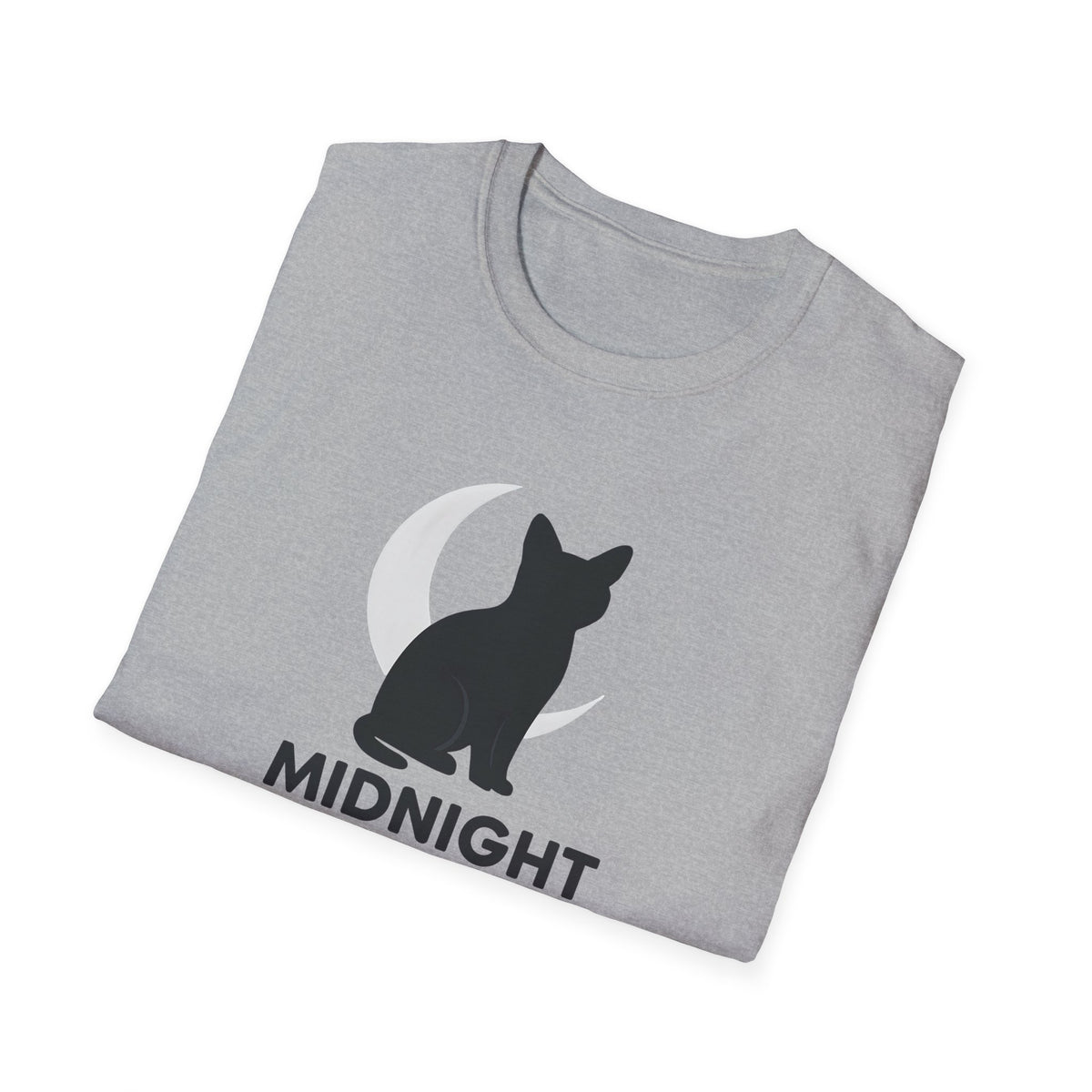 Moonlit Cat Silhouette T-Shirt
