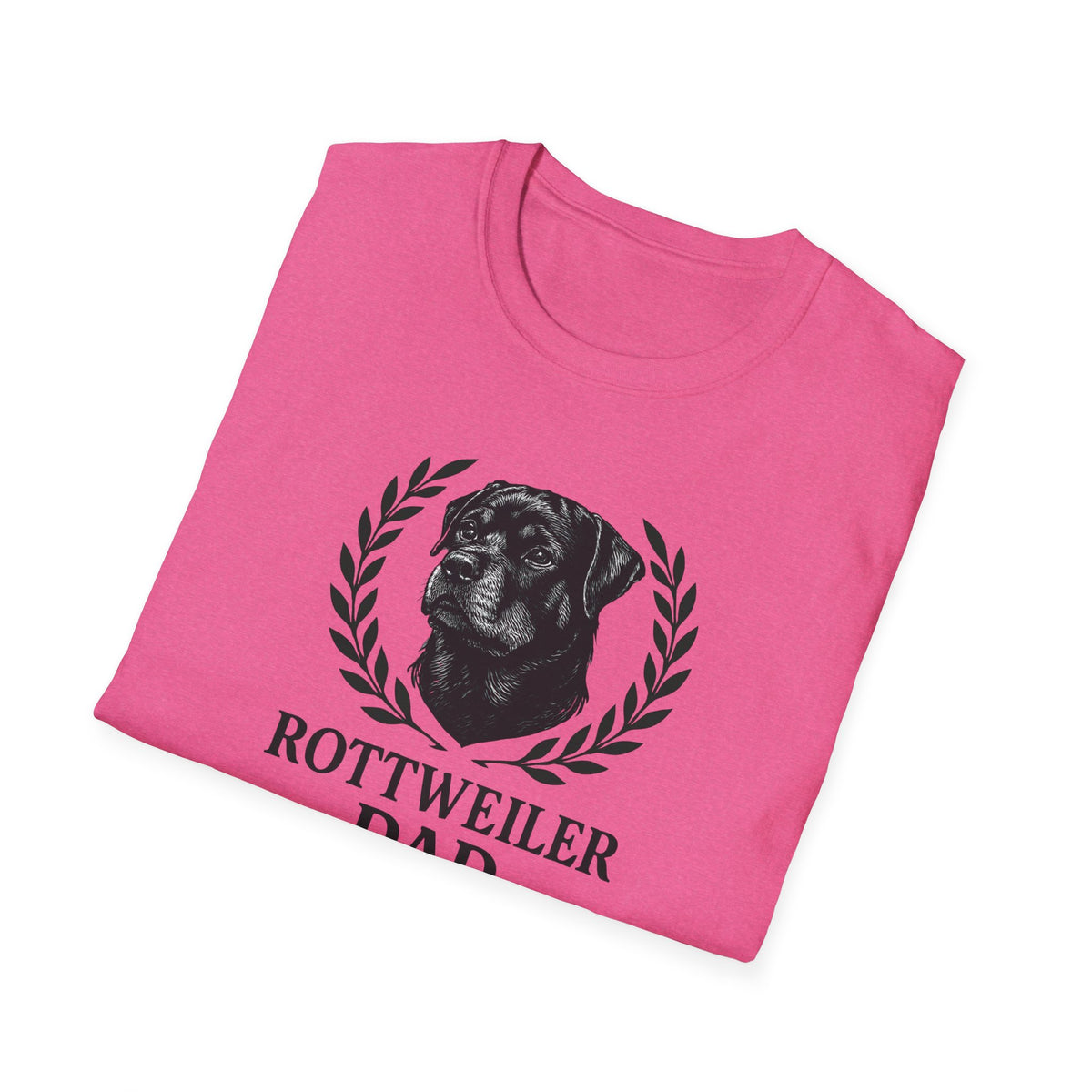 Rottweiler Dad Logo T-Shirt