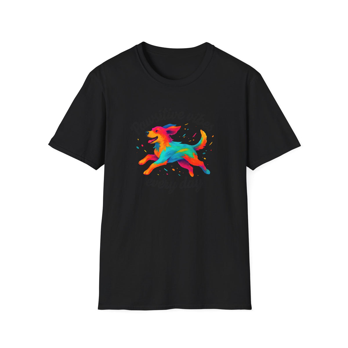 Colorful Running Dog T-Shirt