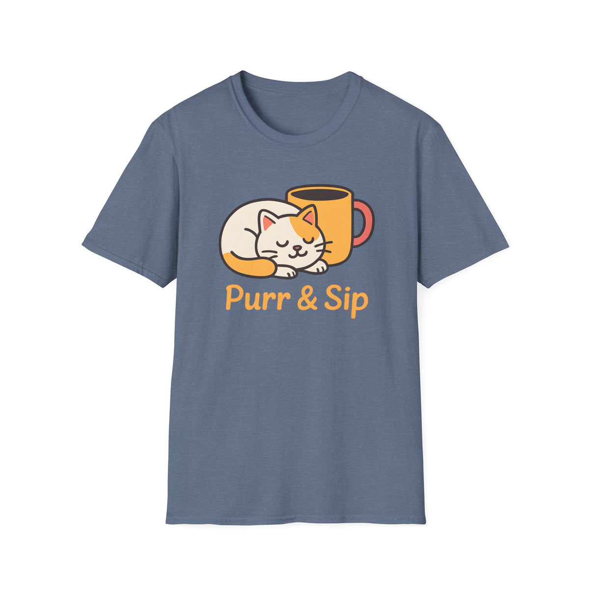 Purr and Sip Logo T-Shirt