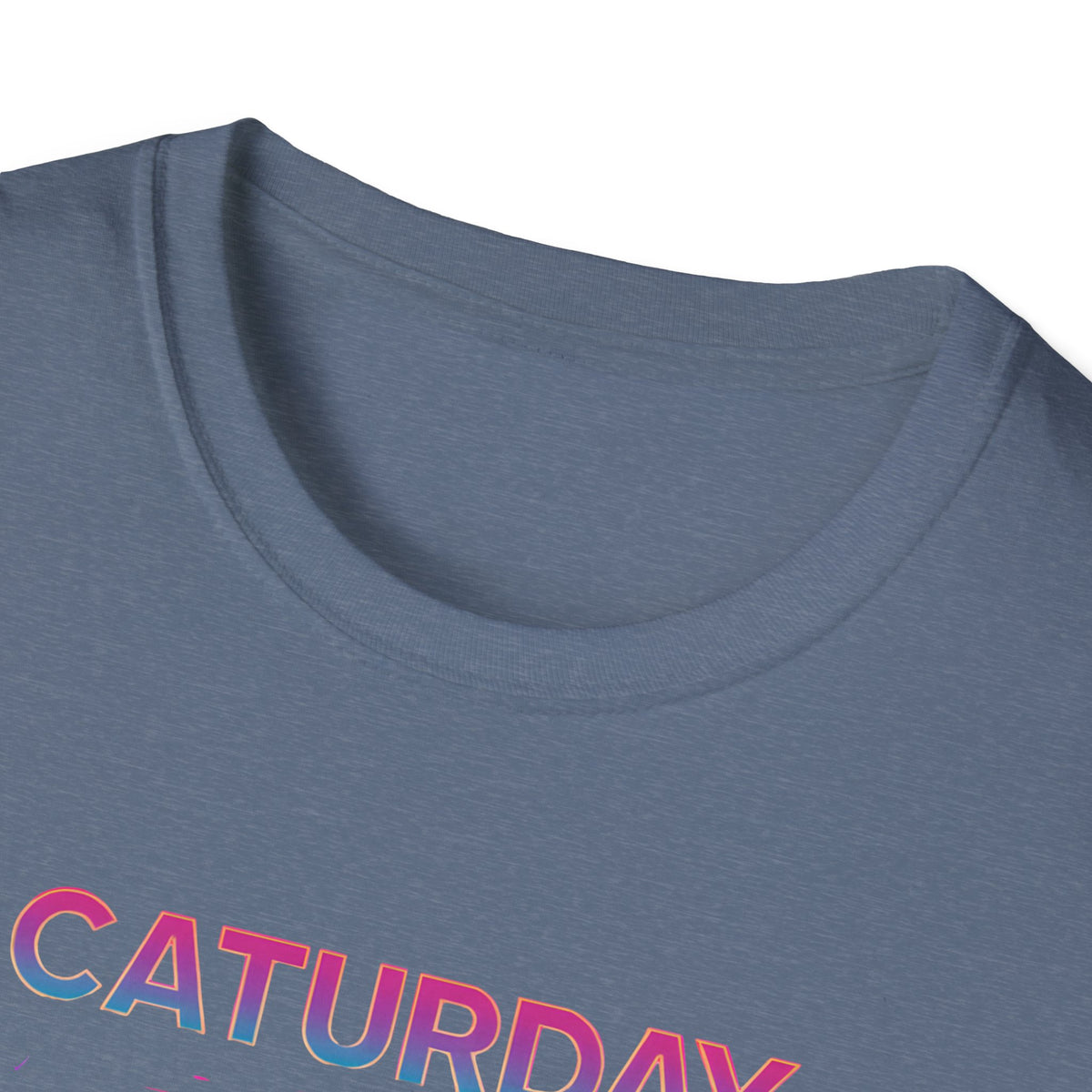 Neon cat boombox vibes T-Shirt
