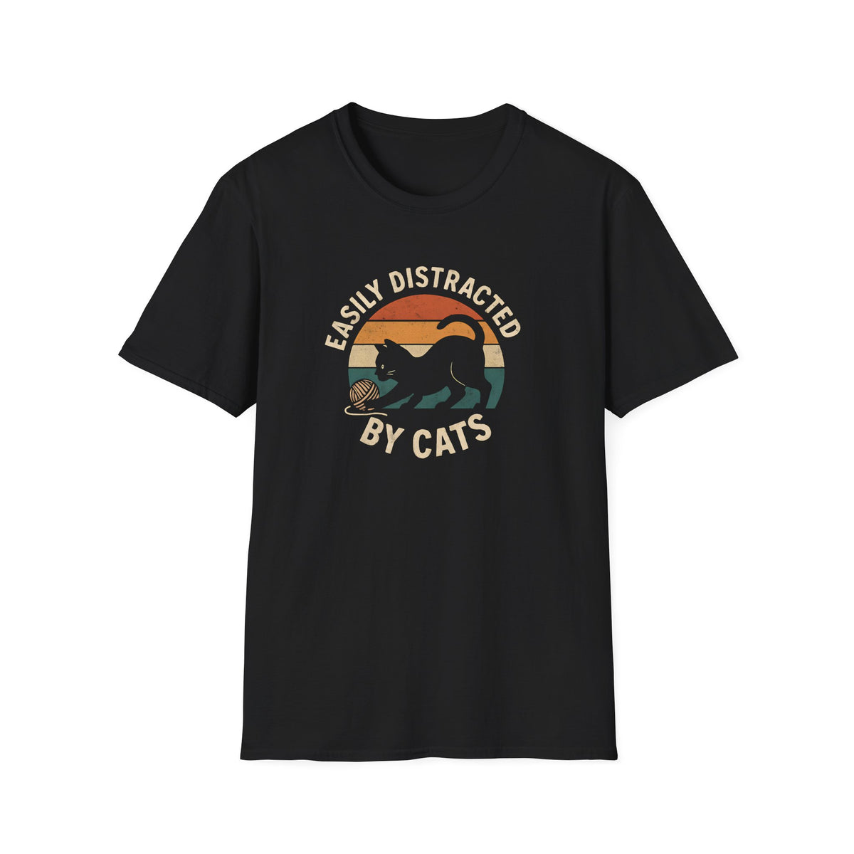 Easily Distracted by Cats T-Shirt