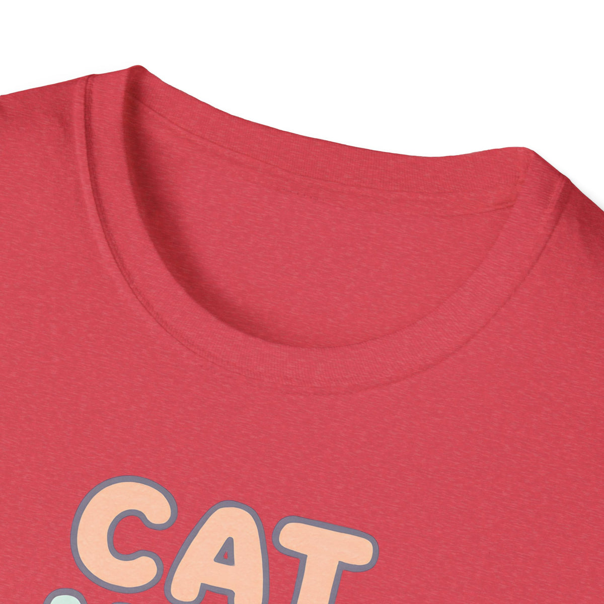Cat Mom with Heart T-Shirt