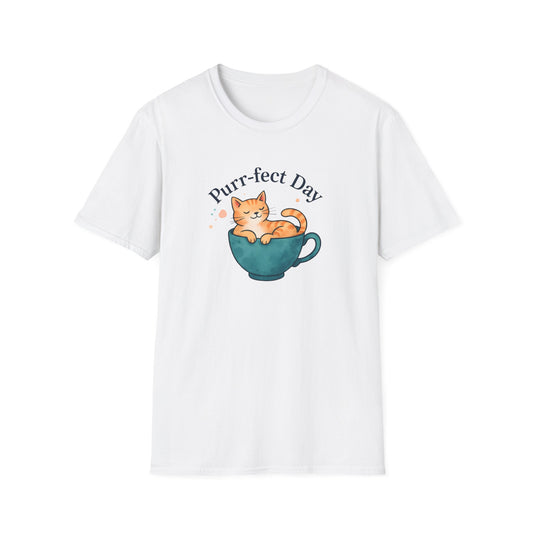Cat in Teacup T-Shirt