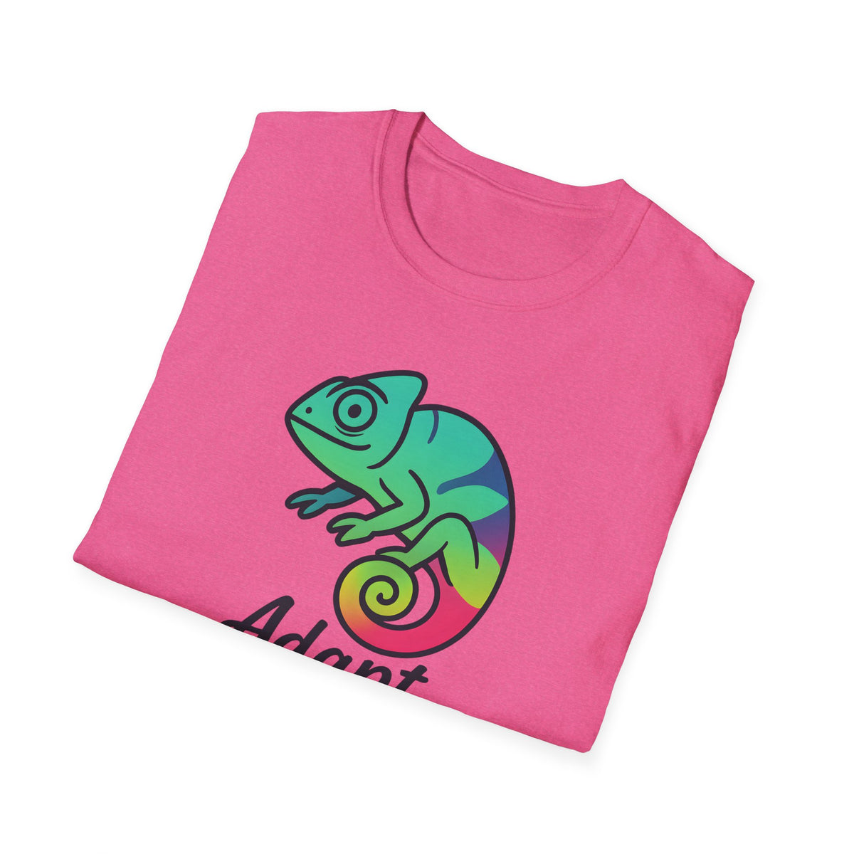 Rainbow Chameleon Logo T-Shirt