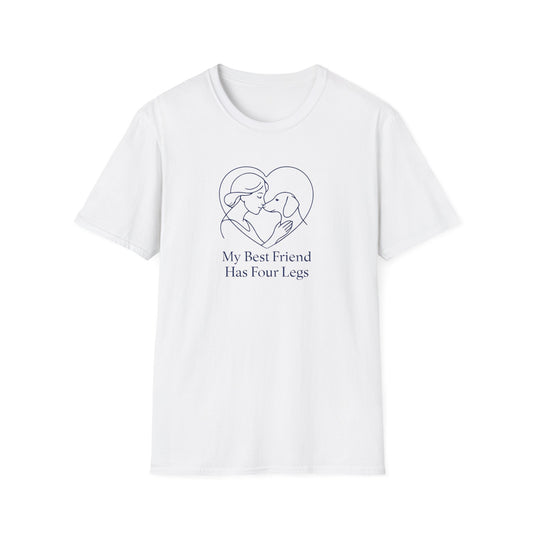 Dog and Woman Heart T-Shirt