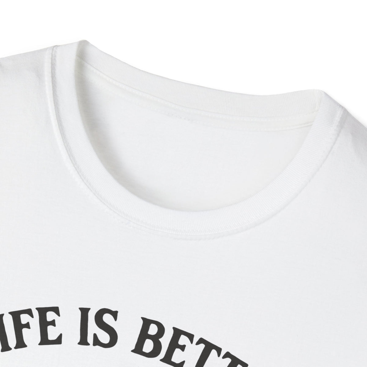 Cat With Slogan T-Shirt