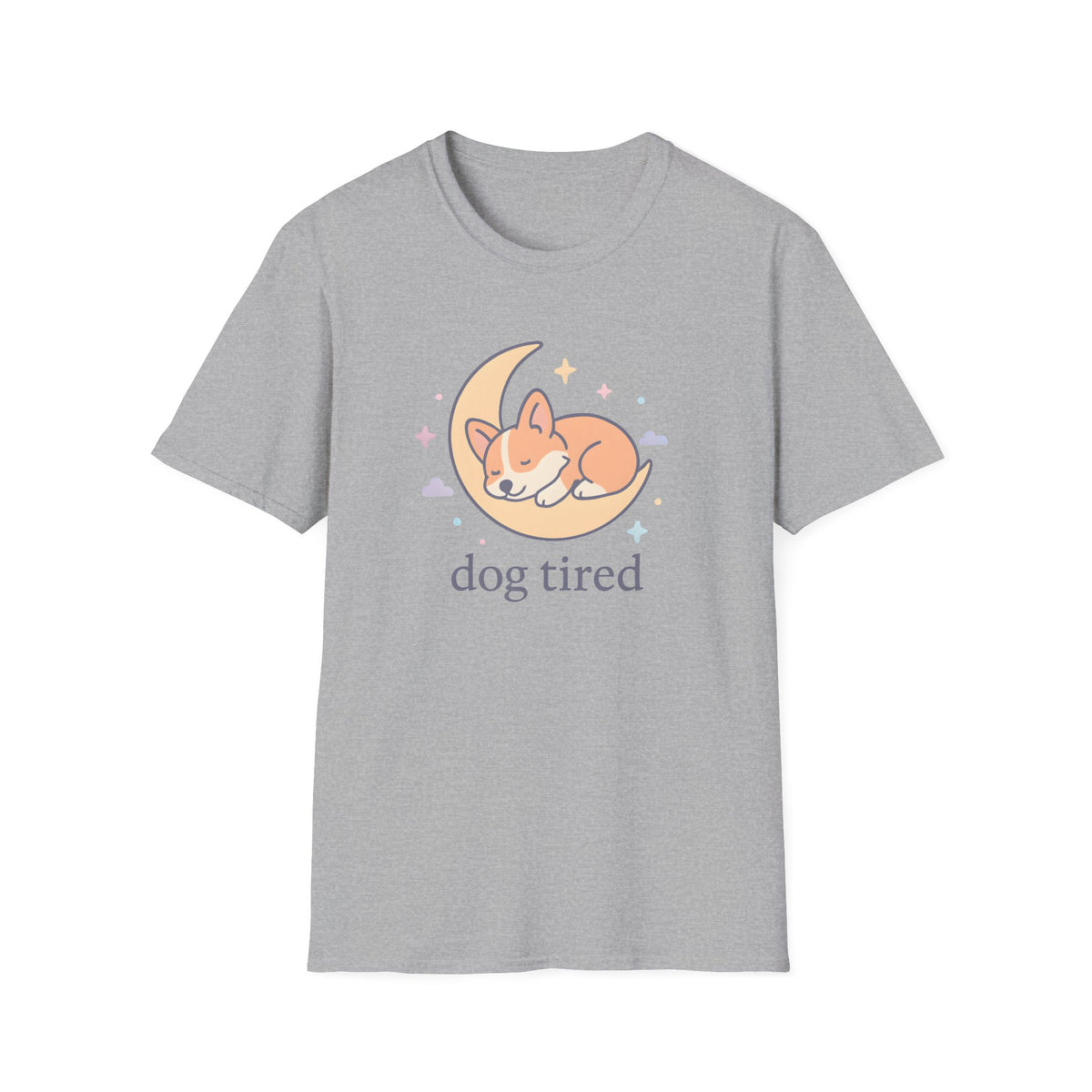 Sleeping Dog on Moon T-Shirt