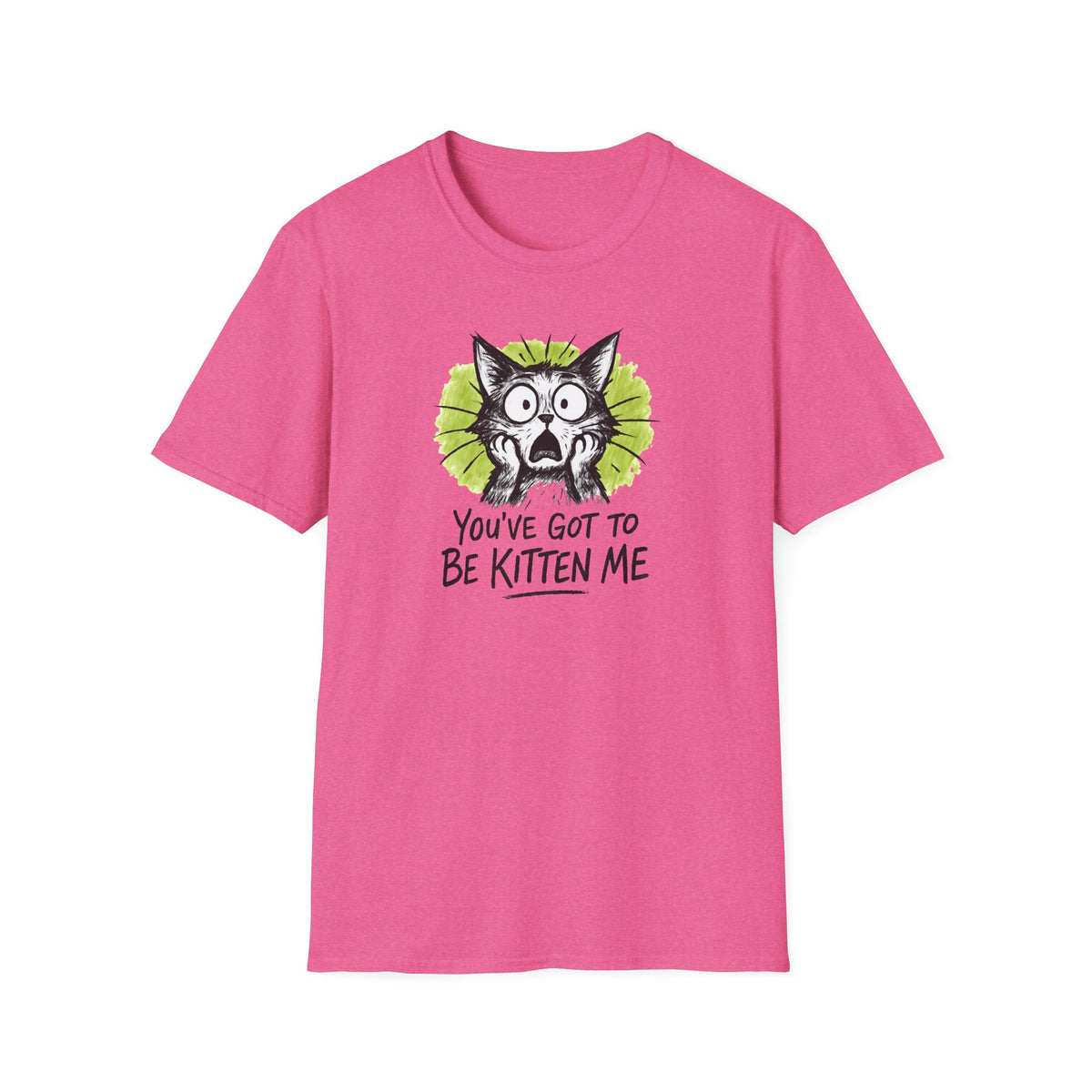 Shocked Kitten Expression T-Shirt