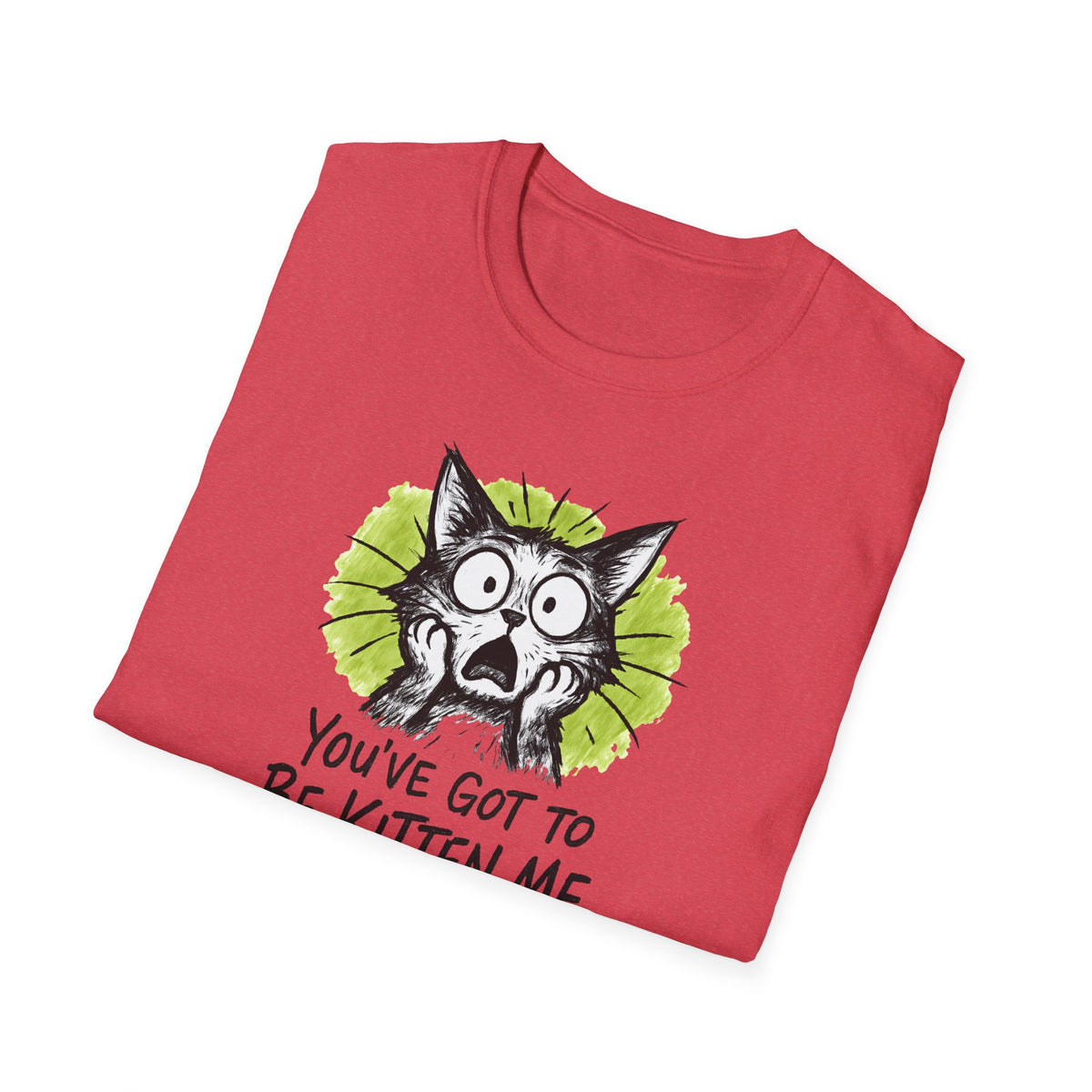 Shocked Kitten Expression T-Shirt